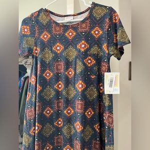 XXS LuLaRoe Carly dress. Bought and never worn. Non smoking home
